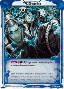 YZK Disruption (Zombie World Order TCG - Set 1) — Zombie World Order TCG Card Value