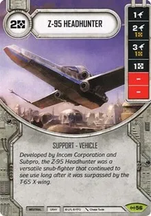 Z 95 Headhunter (Empire at War) — Star Wars Destiny Card Value