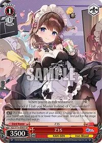 Z35 SR (Azur Lane Vol. 2) — Weiss Schwarz Card Value