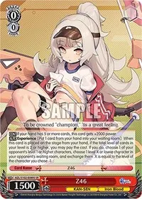 Z46 SR (Azur Lane) — Weiss Schwarz Card Value