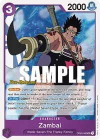 Zambai (Pillars of Strength Pre-Release Cards)