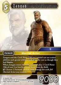 Zangan (Gunslinger in the Abyss) — Final Fantasy TCG Card Value