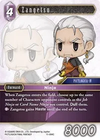 Zangetsu (Opus XI) — Final Fantasy TCG Card Value