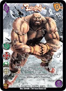 Zangief (Street Fighter CCG) — UniVersus Card Value