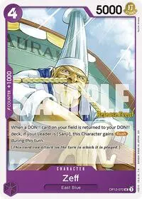 Zeff (Legacy of the Master Release Event Cards)