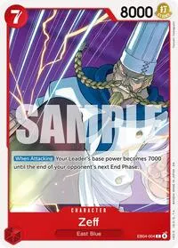 Zeff (Adventure on Kami's Island) — One Piece Card Game Card Value