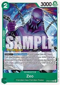 Zeo (Wings of the Captain Pre-Release Cards)