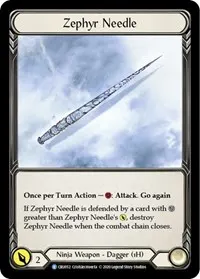 Zephyr Needle Reverse (Crucible of War)