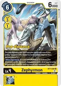 Zephyrmon (Next Adventure Pre-Release Cards)