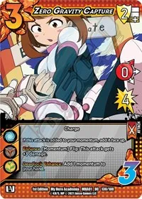 Zero Gravity Capture (UniVersus: My Hero Academia) — UniVersus Card Value