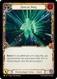 Zero to Sixty Yellow (Armory Deck: Maxx Nitro)