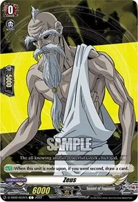 Zeus (D-TB02: Record of Ragnarok) — Cardfight Vanguard Card Value