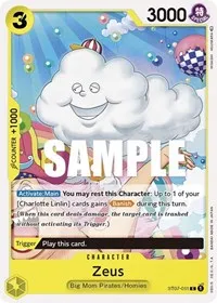 Zeus (Starter Deck 7: Big Mom Pirates) — One Piece Card Game Card Value