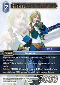 Zidane (Opus VIII) — Final Fantasy TCG Card Value