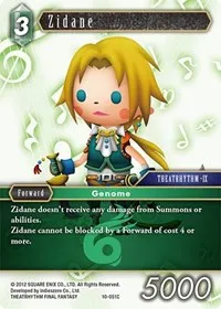 Zidane (Opus X) — Final Fantasy TCG Card Value