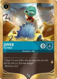 Zipper Tiny Helper (Disney Lorcana Promo Cards)
