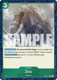 Zou (Two Legends) — One Piece Card Game Card Value