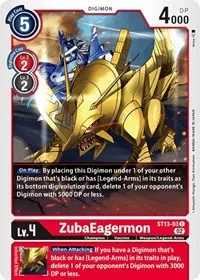 ZubaEagermon (Starter Deck 13: Ragnaloardmon)