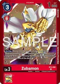 Zubamon (Limited Card Pack -Billion Bullet-) — Digimon Card Game Card Value