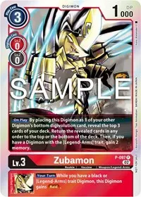 Zubamon P 097 Limited Card Pack Ver2 (Digimon Promotion Cards)